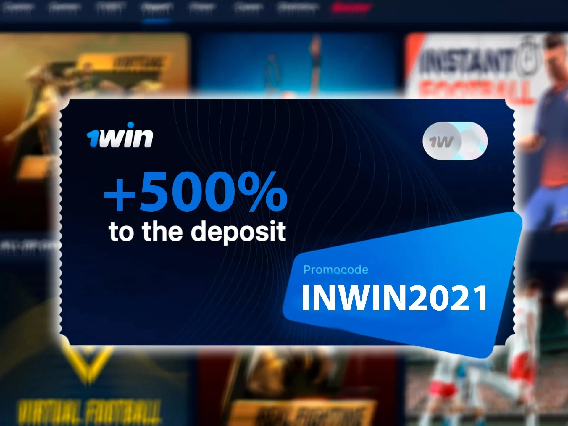 1Win promo code