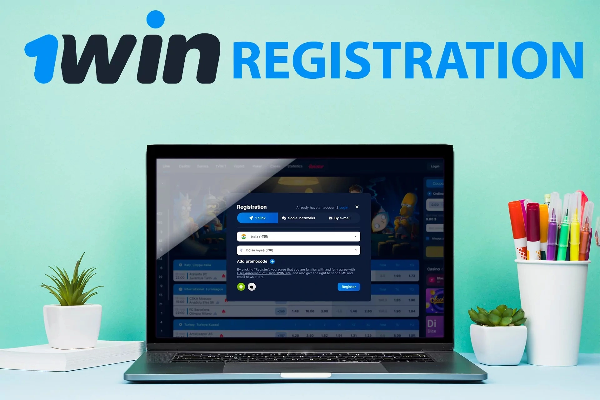 1Win registration